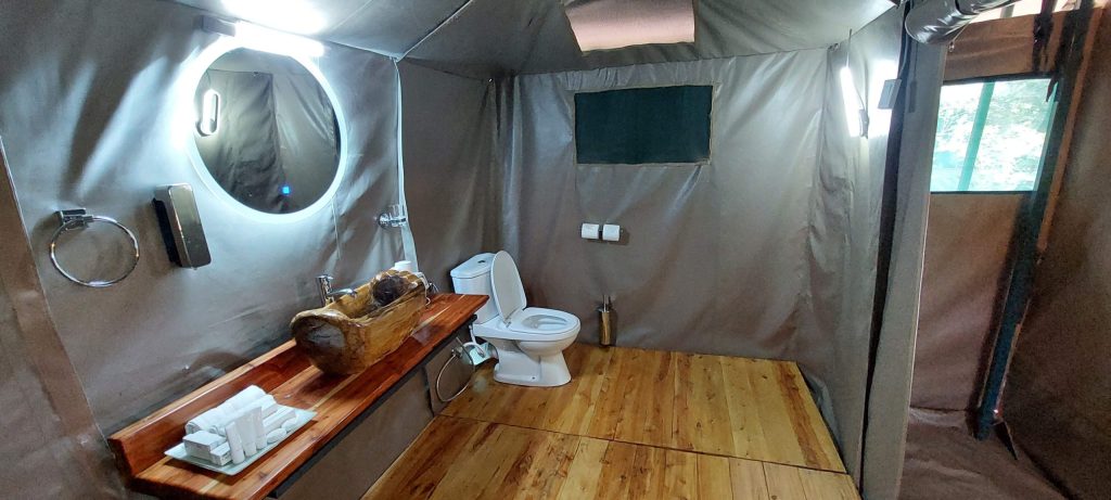tent bathroom